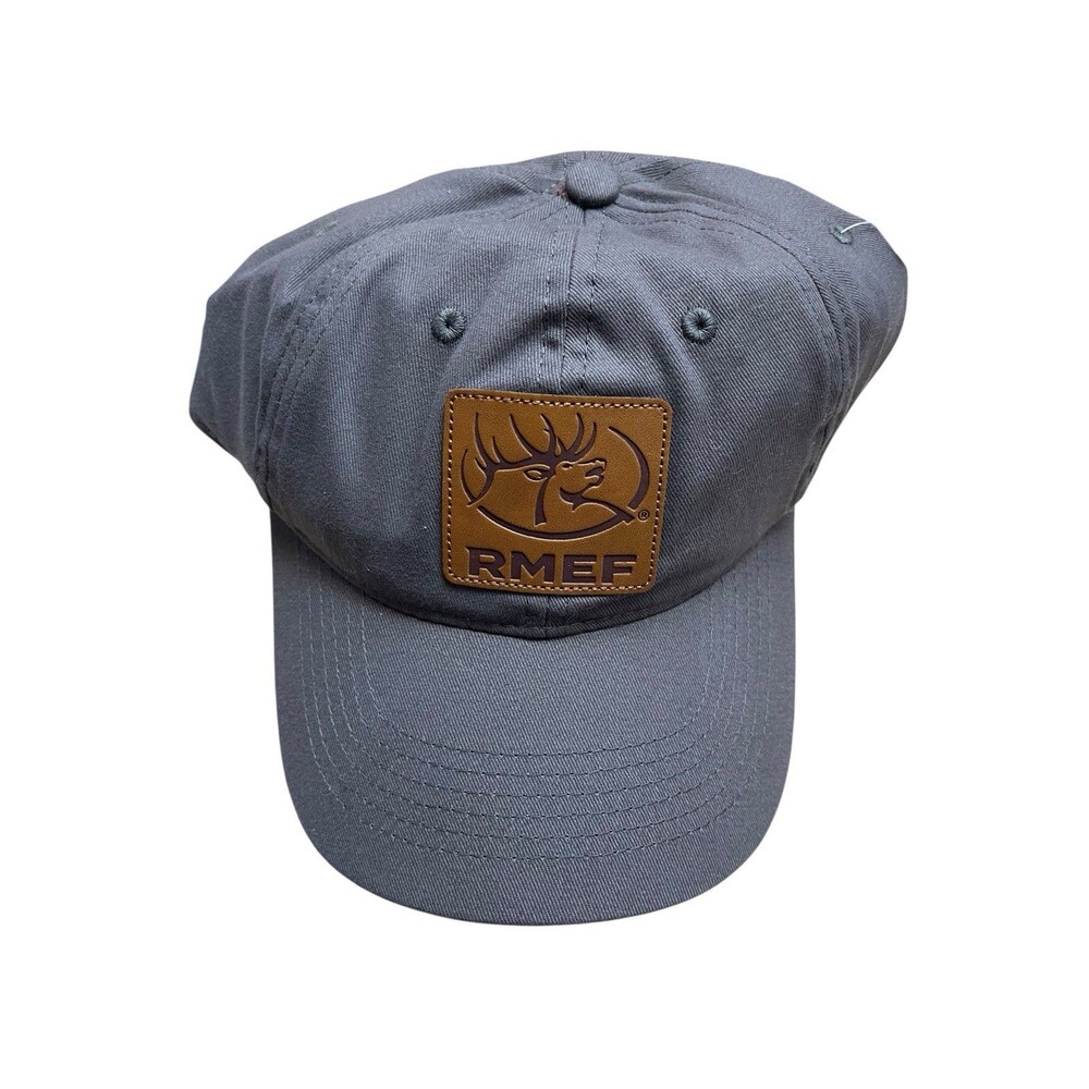 RMEF Outdoor Cap Gray SnapBack Ball Cap Team Elk One Size Fits Most